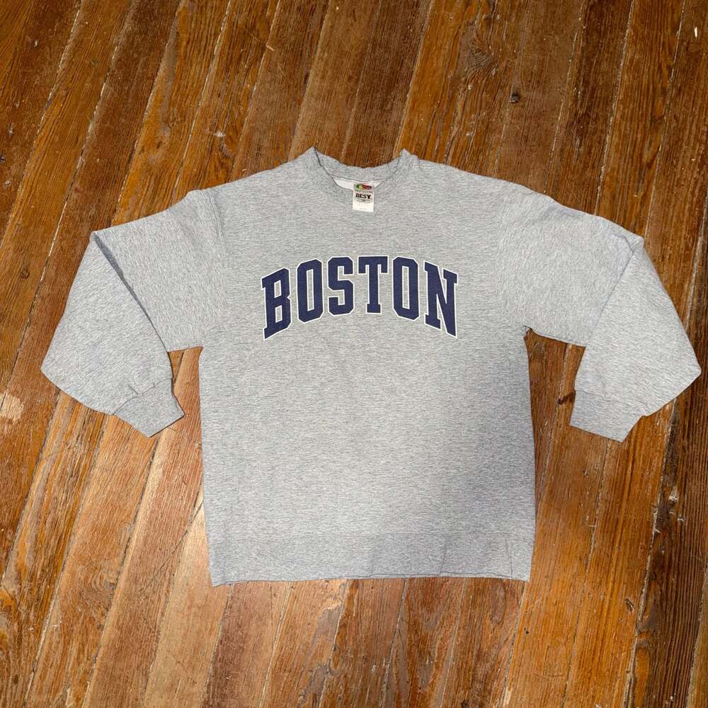 Vintage Fruit of the Loom Best Boston Crewneck Sweatshirt